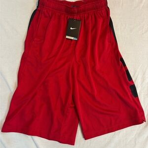 Nike Basketball Dri Fit Red Athletic Shorts